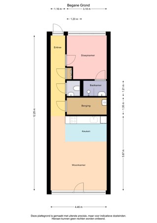 Floorplan - Smedingplein 7, 8302 BA Emmeloord